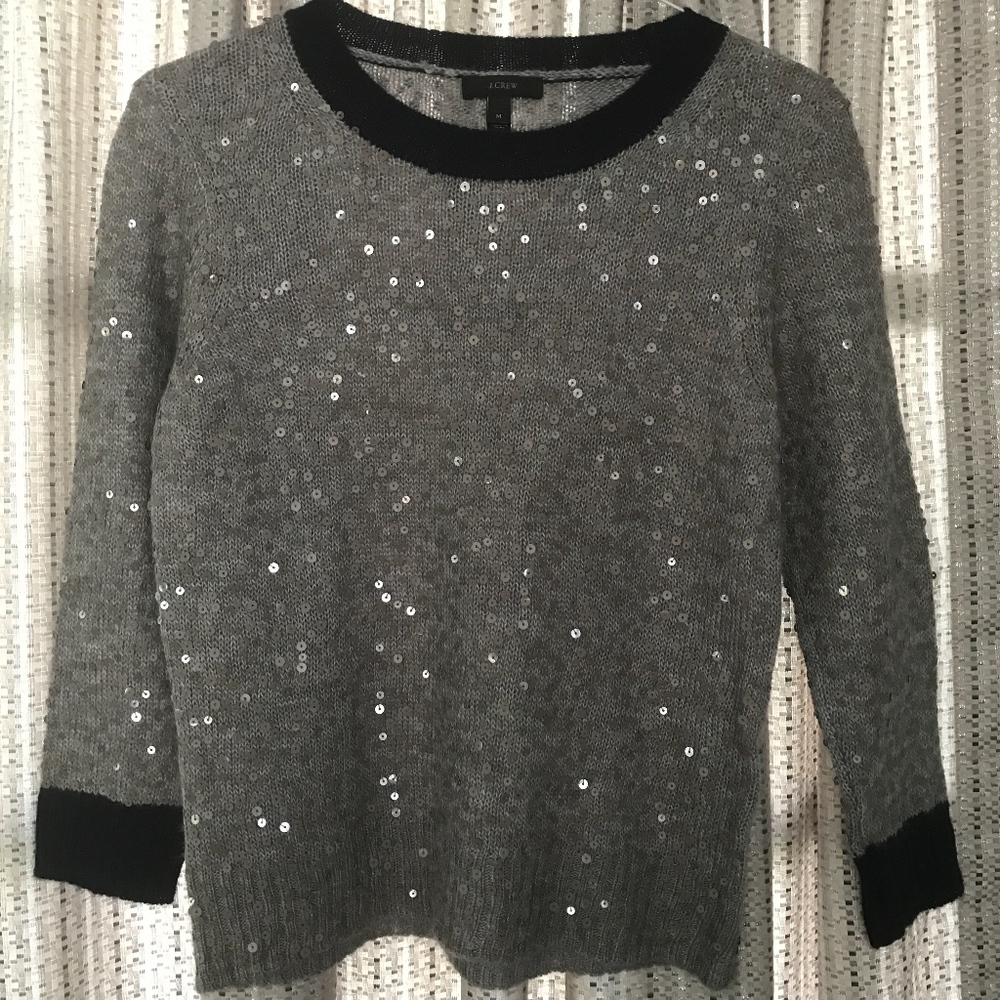 J.Crew Sequin Party Sweater